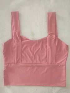 Peach Crop Top