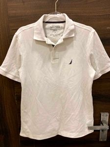 Nautica White Polo Shirt