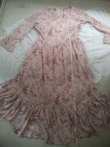 Pink Floral Frock