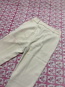 Flared Beige Pants