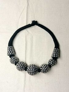 Chunky Beads Premium  EXPORT Quality Black and Sil