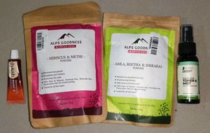 Alps Goodness &amp; Pilgrim Hair Care Set