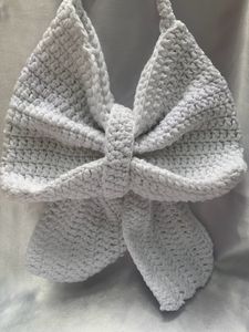 Handmade Crochet Bow Bag 🎀