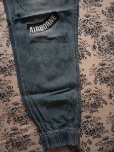 DENIM JOGGERS