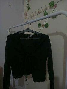 H&amp;M Black Lace cardigan