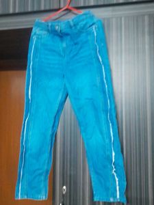 Allen Solly Girls Jean's Relaxed Crop 11 To 12 Yea