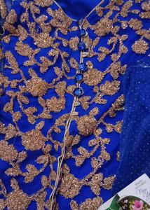 Blue 💙 Lehenga Frock Is So Beautiful 😍