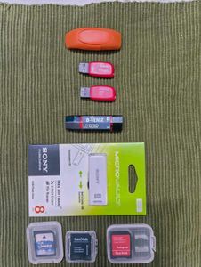 UDB Drives & Memory Card & Adaptor Bundle