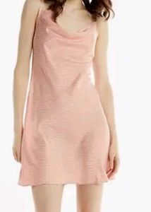 Elegant Pink Slip Dress