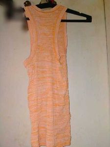 Peach Sleeveless Dress
