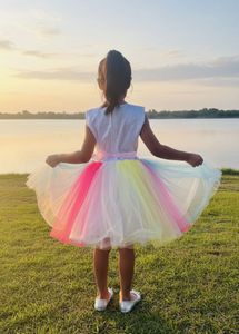 New Colorful Unicorn Girls Dress
