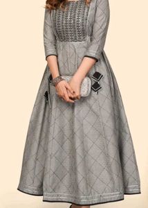 Elegant Grey Kurta
