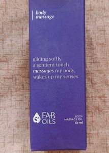 Fab Oils Body Massage Oil (10ml)
