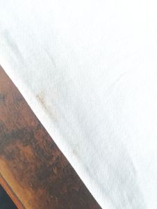 H&amp;M High Waist Straight Fit White Jeans