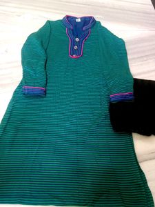 woollen kurti set