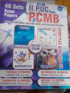 2nd Puc (Pcmb) Question Papers