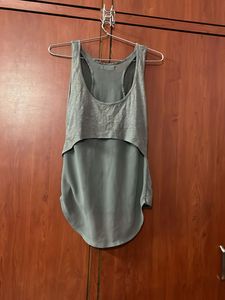 Gray Sleeveless Top