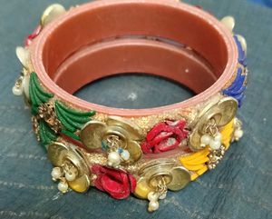 Floral Bangle Set