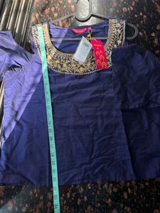 Navy blue Ethnic top