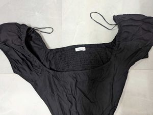 Black Beach Backless Dress
