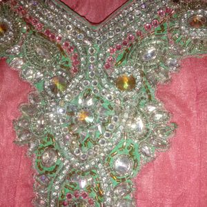 Party wear net suit for women