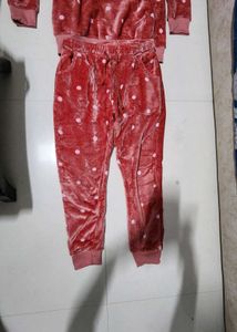 Fox fur Cozy Polka Dot Pajama Set