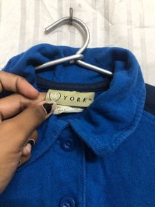 York Short Sleeve Blue T Shirt