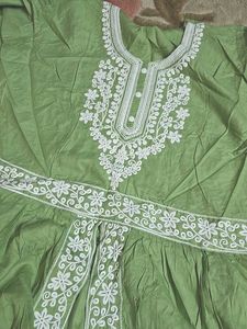 Mint Green Embroidered Salwar Kameez