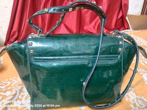 Studded Top Handle Bag