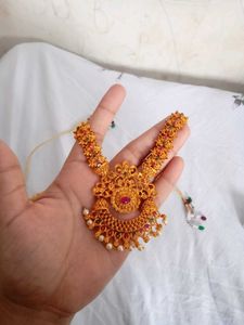 Elegant Gold-Tone Indian Jewelry Set