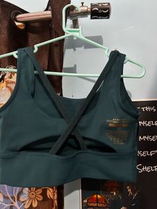 Teal Active Sports Bra