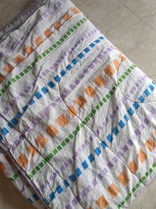 Colorful Striped Cotton Comforter