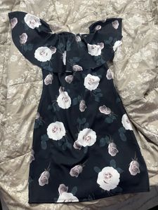 Offshoulder Floral Dress