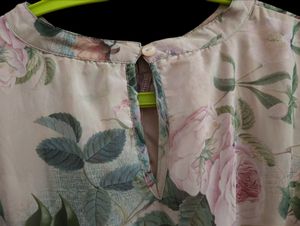 SASSAFRAS Women&#39;s Fit and Flare Multicolored Dress
