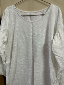 Chikan Oversized Kurti