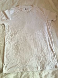 MAX White V-Neck T-Shirt