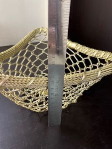 Cute Gold Metal Basket