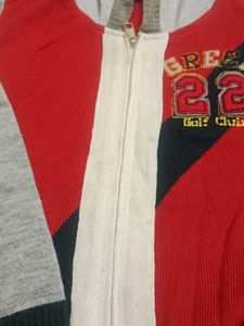 Boy&#39;s Red Hoodie