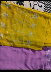 Elegant Purple Yellow, Blouse