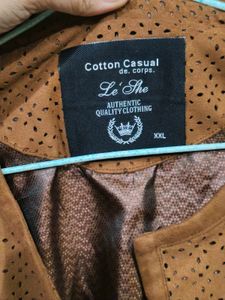 Chocolate brown short jacket