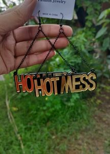 HotMess Acrylic Chain Earrings