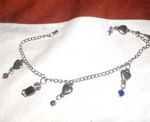 Heart Charm Anklet