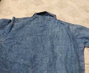 Denim Jacket with Sequin Pockets