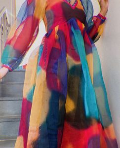 Alia Cut Organza Suit With Pant