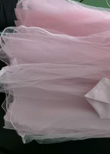 Pink Tulle Flower Girl Dress