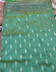 Green Banarasi Saree