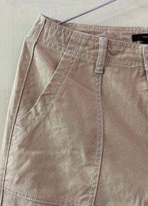 Beige Cargo Pants