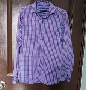 Blue Man&#39;s Check Shirt