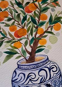 watercolour painting on 300gsm paper