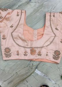Elegant Peach Embroidered Lehenga Choli